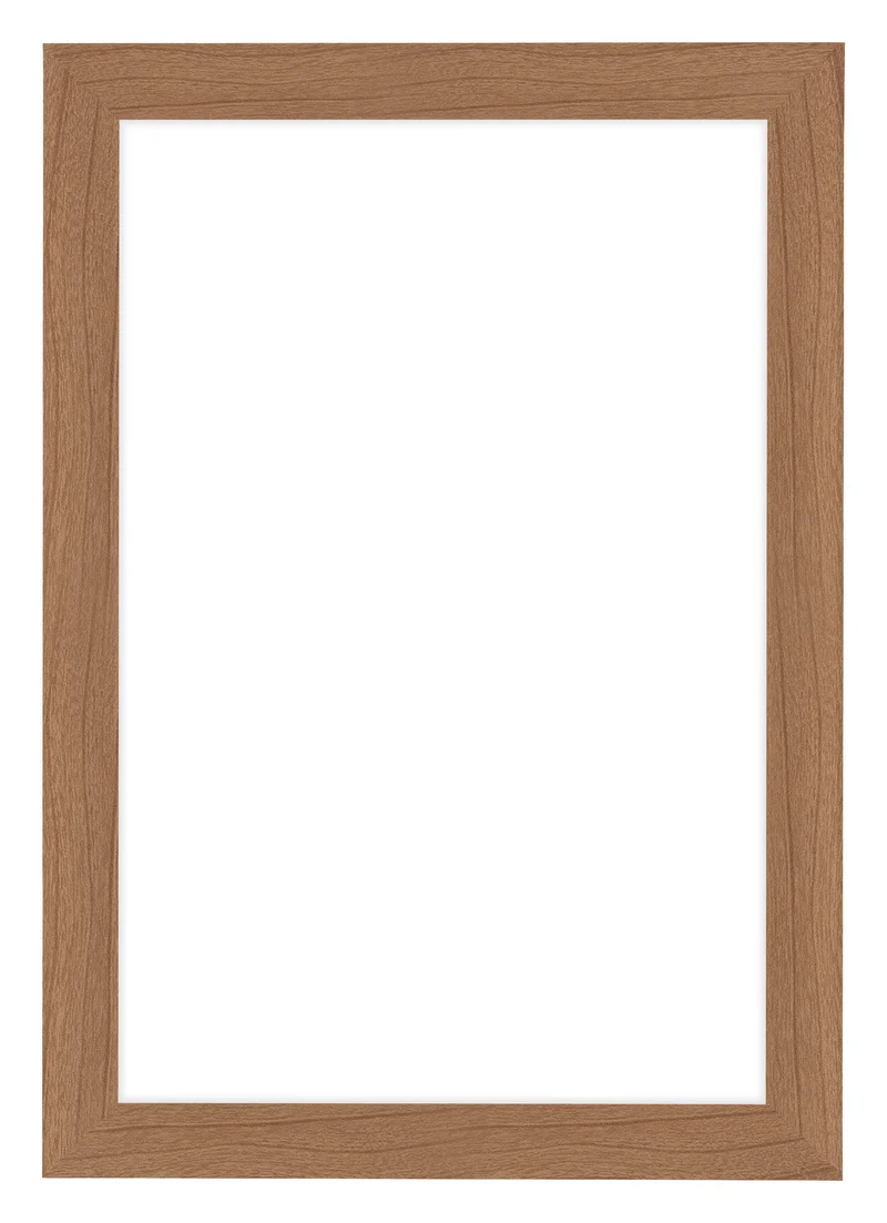 Bilderrahmen 60x85 cm - Nussbaum Hell - MDF - Como