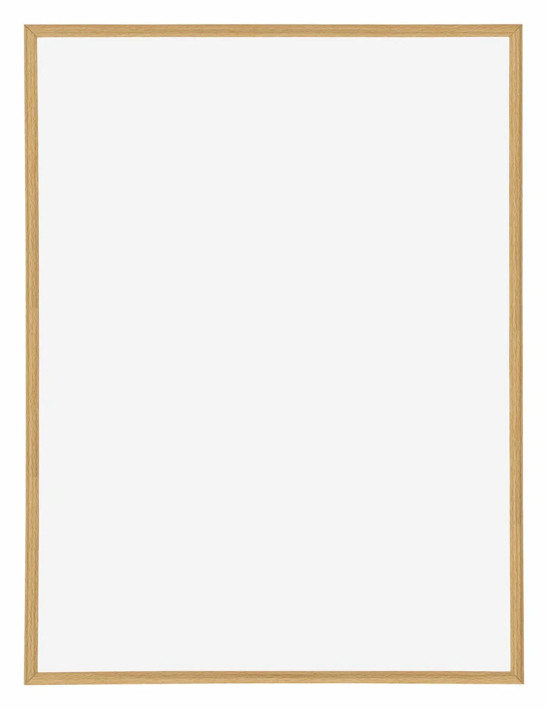 Bilderrahmen 46x61 cm - Buche Hell - Kunststoff - Annecy