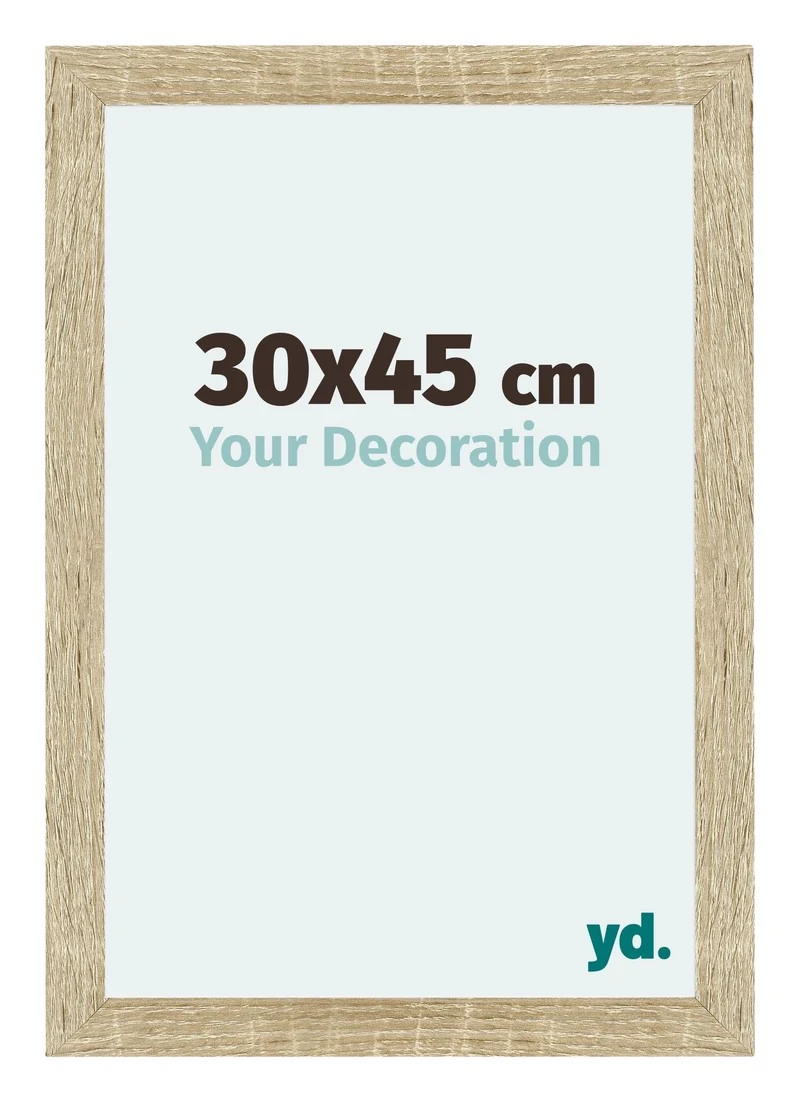 Bilderrahmen 30x45 cm - Sonoma Eiche - MDF - Mura