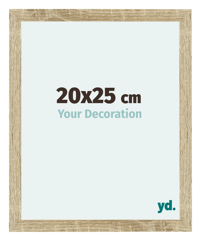 Bilderrahmen 20x25 cm - Sonoma Eiche - MDF - Mura