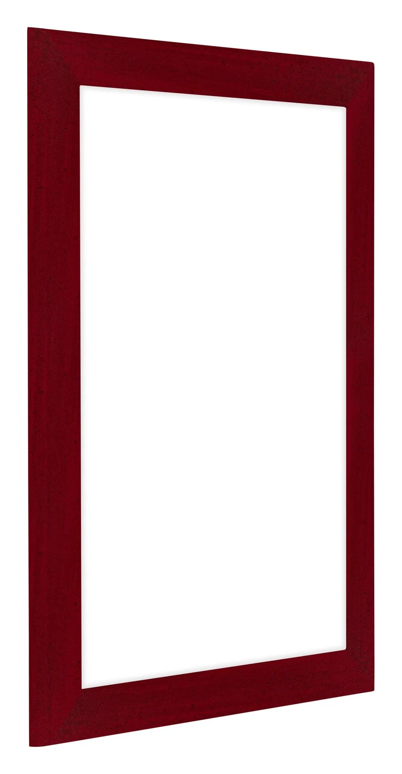 Bilderrahmen 46x61 cm - Weinrot Gewischt - MDF - Como