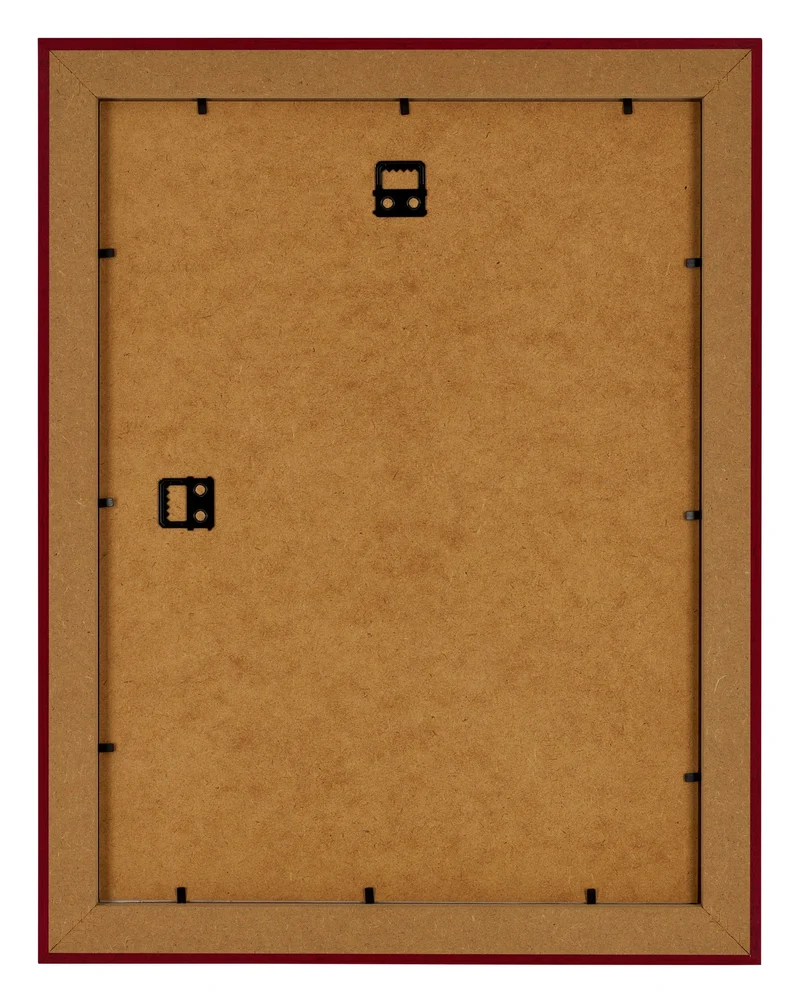 Bilderrahmen 46x61 cm - Weinrot Gewischt - MDF - Como
