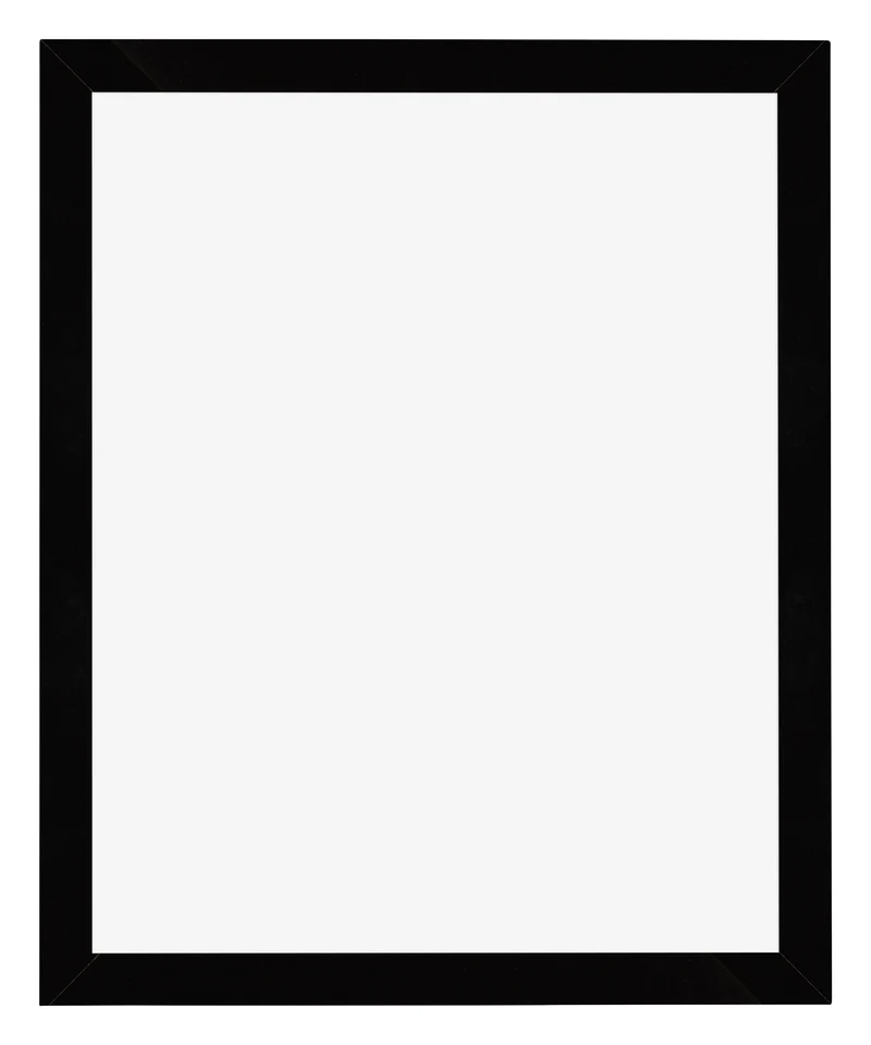 Bilderrahmen 25x30 cm - Schwarz Hochglanz - MDF - Mura