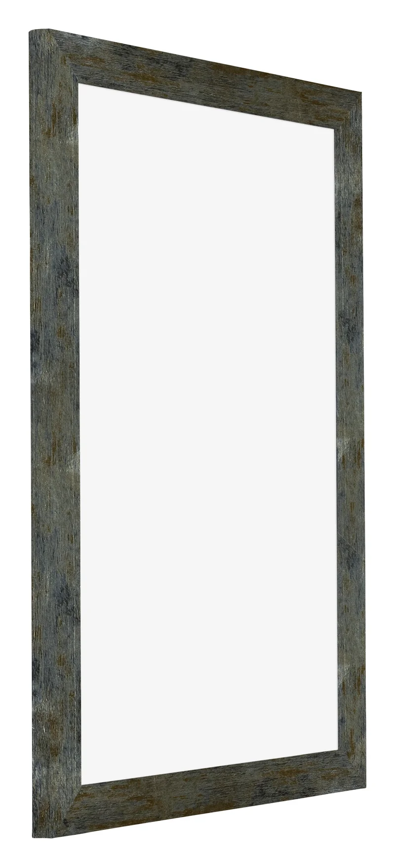Bilderrahmen 50x75 cm - Blau Gold Meliert - MDF - Mura