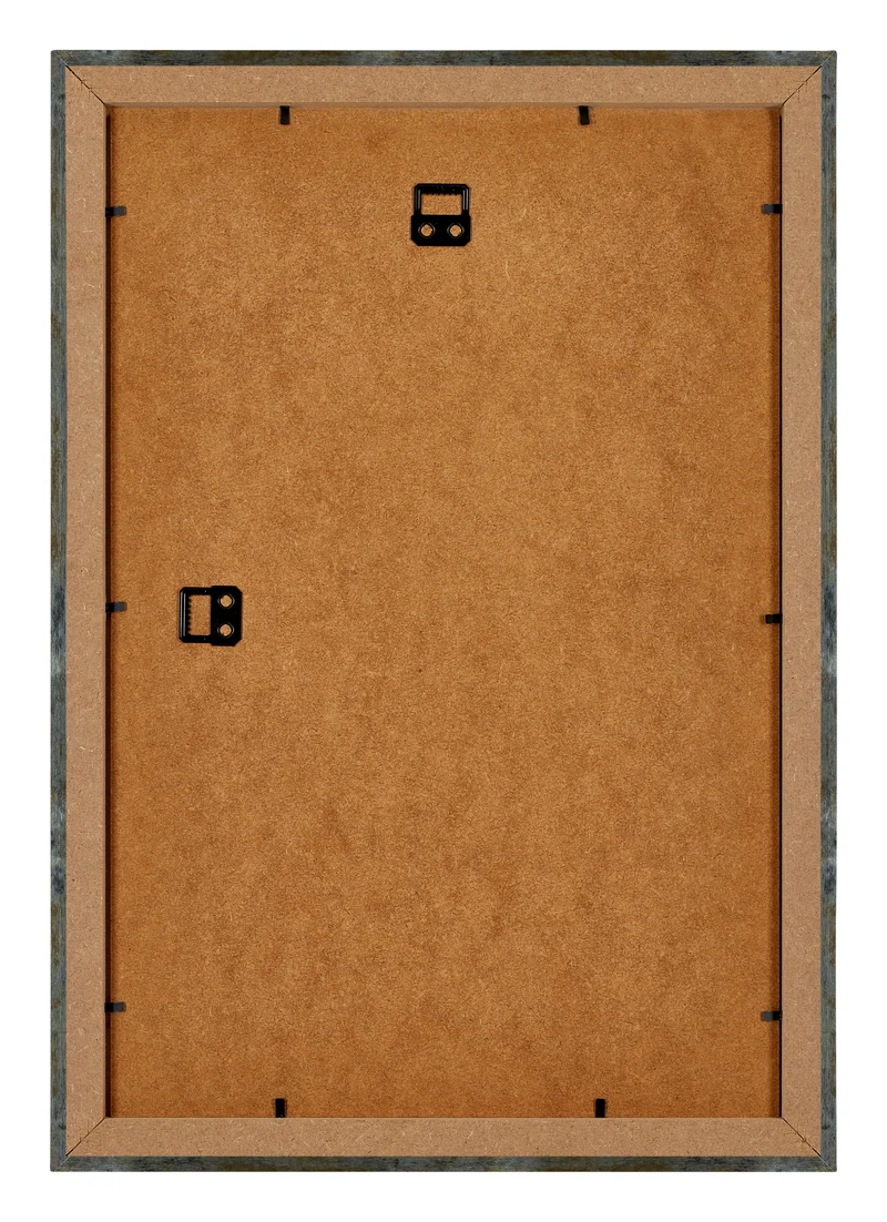 Bilderrahmen 50x75 cm - Blau Gold Meliert - MDF - Mura