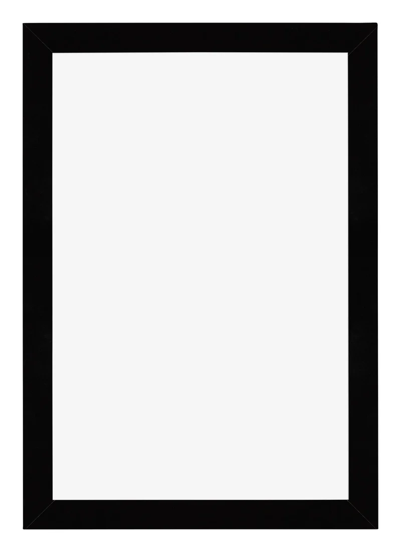 Bilderrahmen 60x85 cm - Schwarz Hochglanz - MDF - Mura