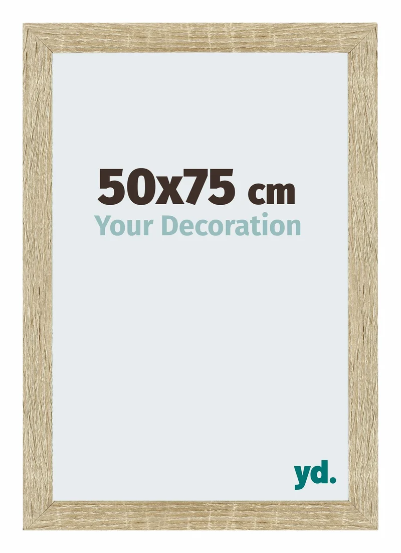 Bilderrahmen 50x75 cm - Sonoma Eiche - MDF - Mura