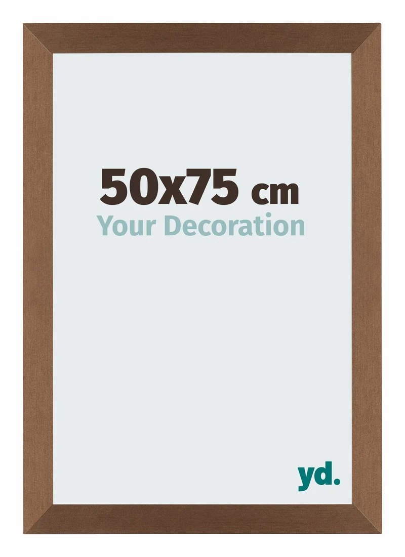 Bilderrahmen 50x75 cm - Kupfer Dekor - MDF - Mura