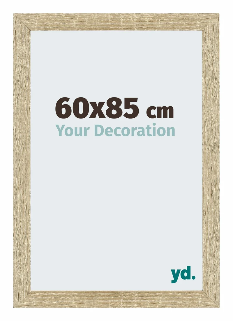 Bilderrahmen 60x85 cm - Sonoma Eiche - MDF - Mura