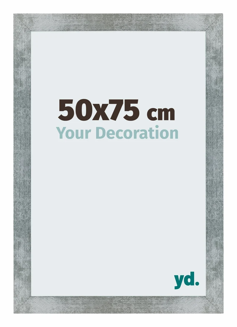 Bilderrahmen 50x75 cm - Eisen Gewischt - MDF - Mura
