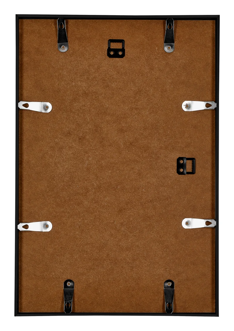 Bilderrahmen 62x93 cm - Schwarz Matt - Aluminium - Kent