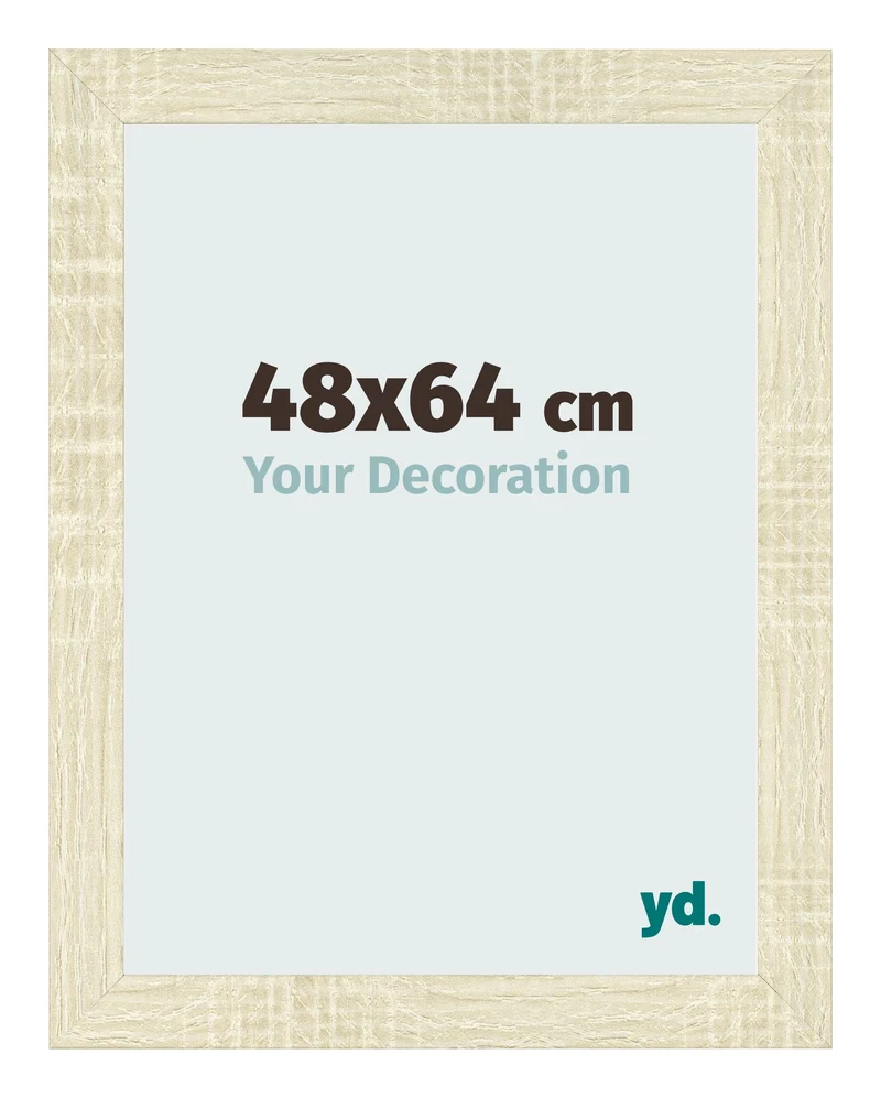 Bilderrahmen 48x64 cm - Sonoma Eiche - MDF - Pisa