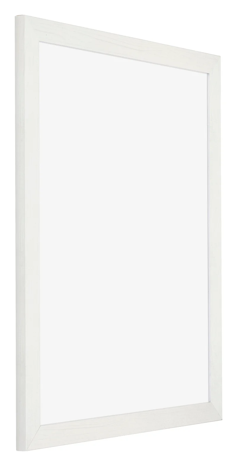 Bilderrahmen 36x49 cm - Weiss Gemasert - MDF - Mura