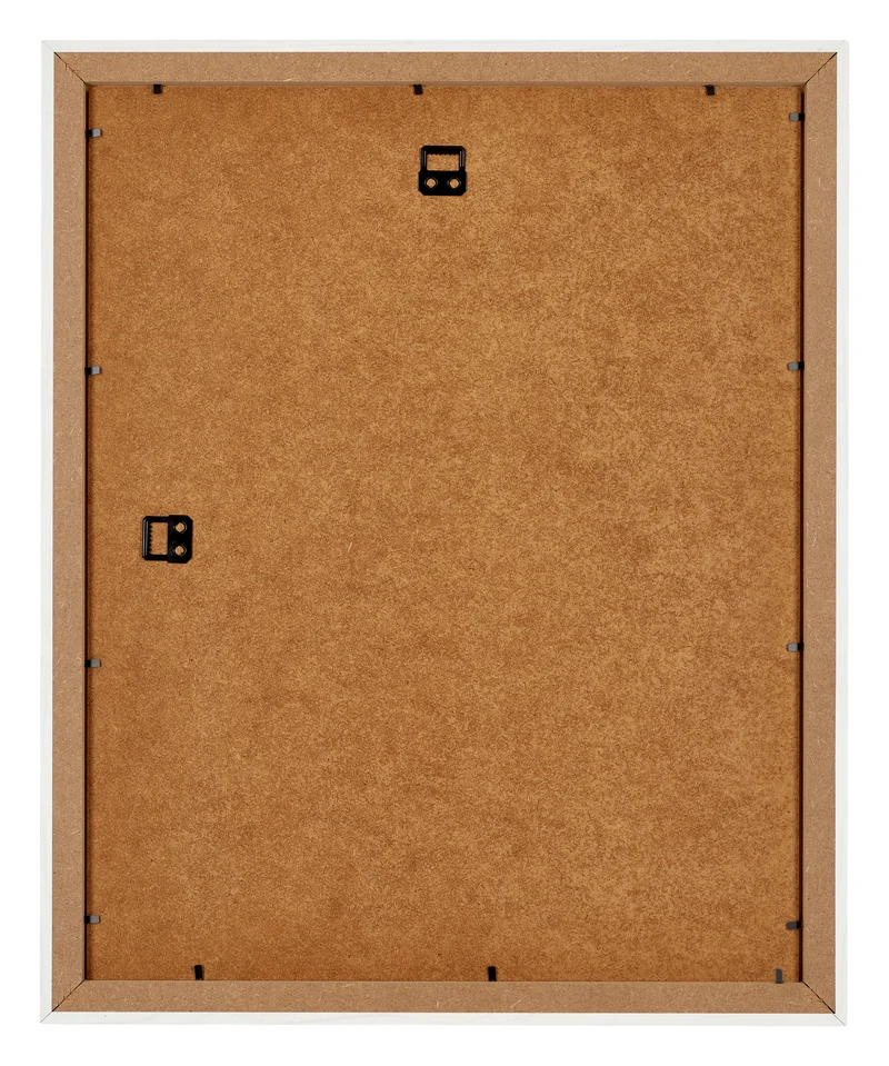 Bilderrahmen 36x49 cm - Weiss Gemasert - MDF - Mura