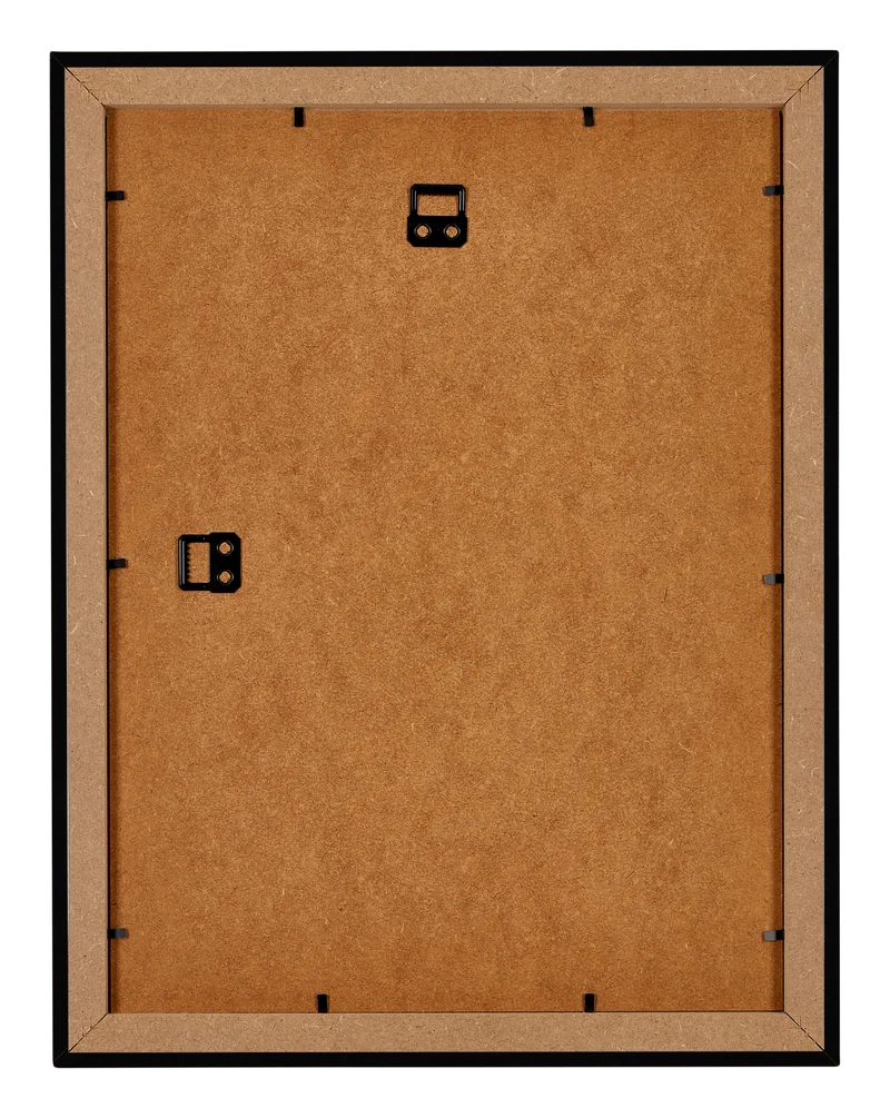 Bilderrahmen 46x61 cm - Schwarz Hochglanz - MDF - Mura