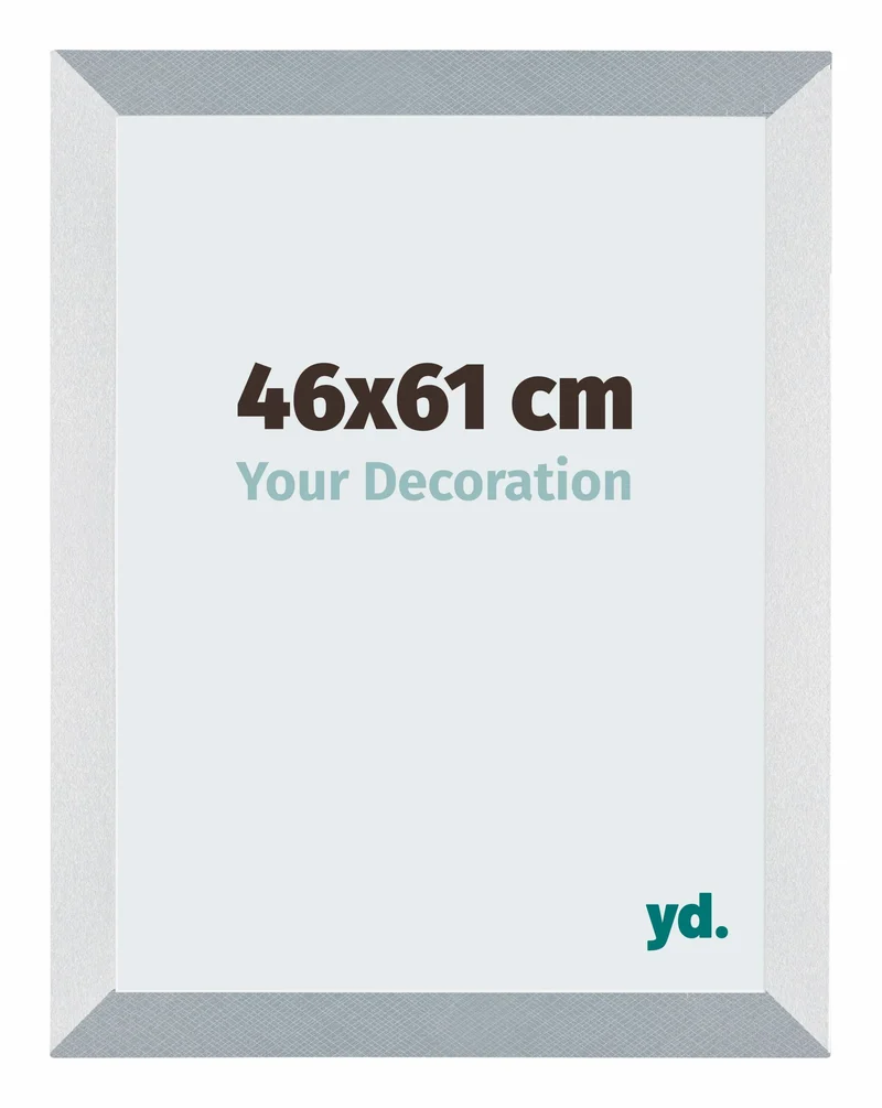 Bilderrahmen 46x61 cm - Aluminium - Gebürstet - MDF - Mura