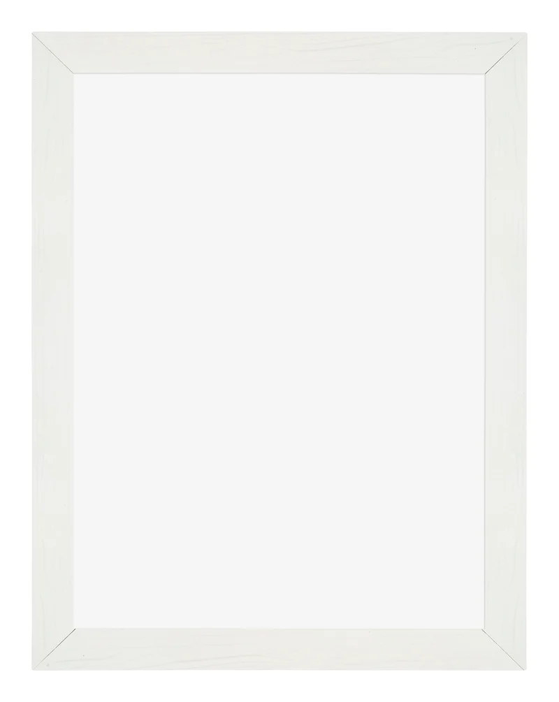 Bilderrahmen 46x61 cm - Weiss Gemasert - MDF - Mura