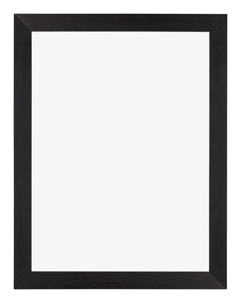 Bilderrahmen 36x48 cm - Schwarz Gemasert - MDF - Mura