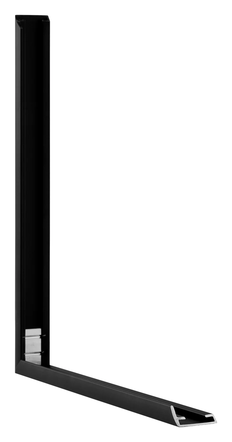 Bilderrahmen 50x75 cm - Schwarz Matt - Aluminium - Kent