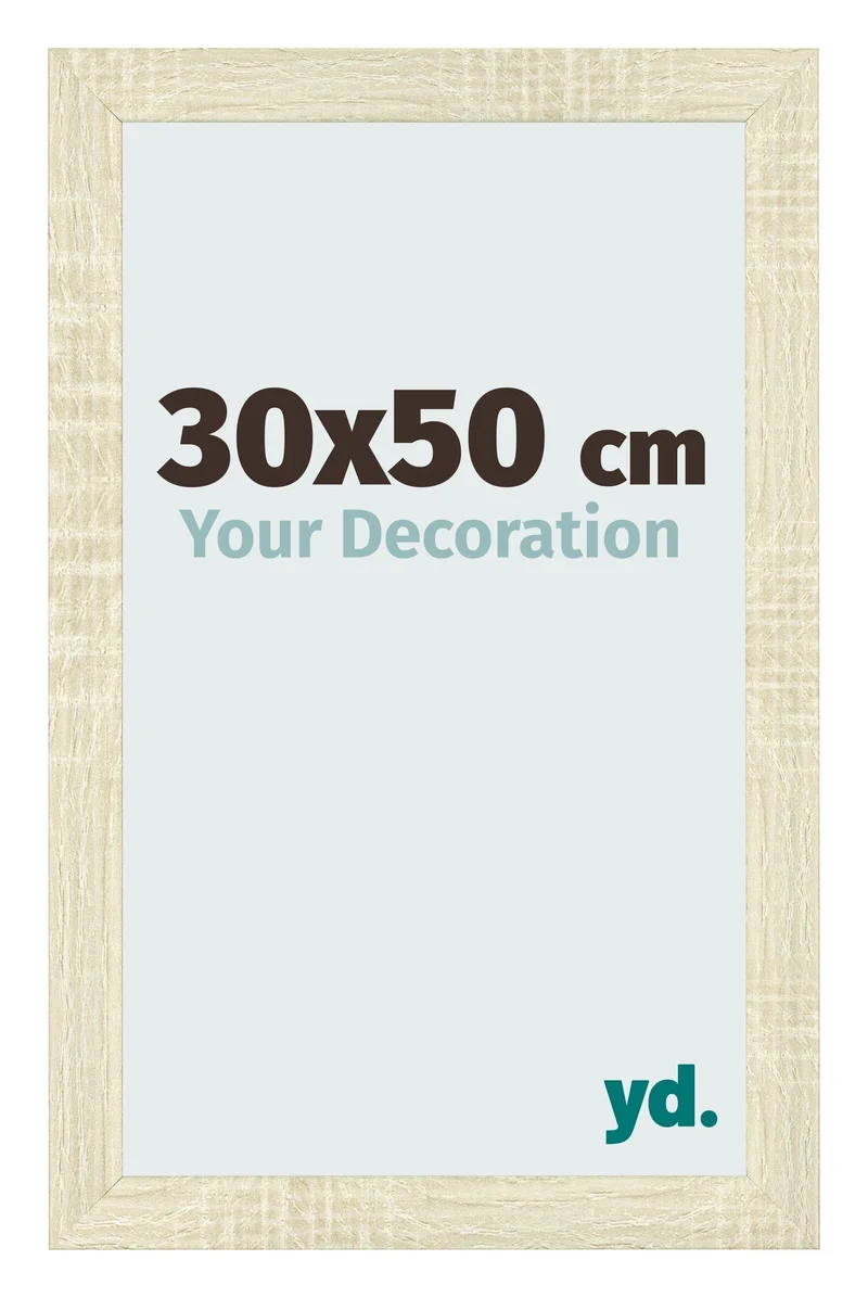 Bilderrahmen 30x50 cm - Sonoma Eiche - MDF - Pisa