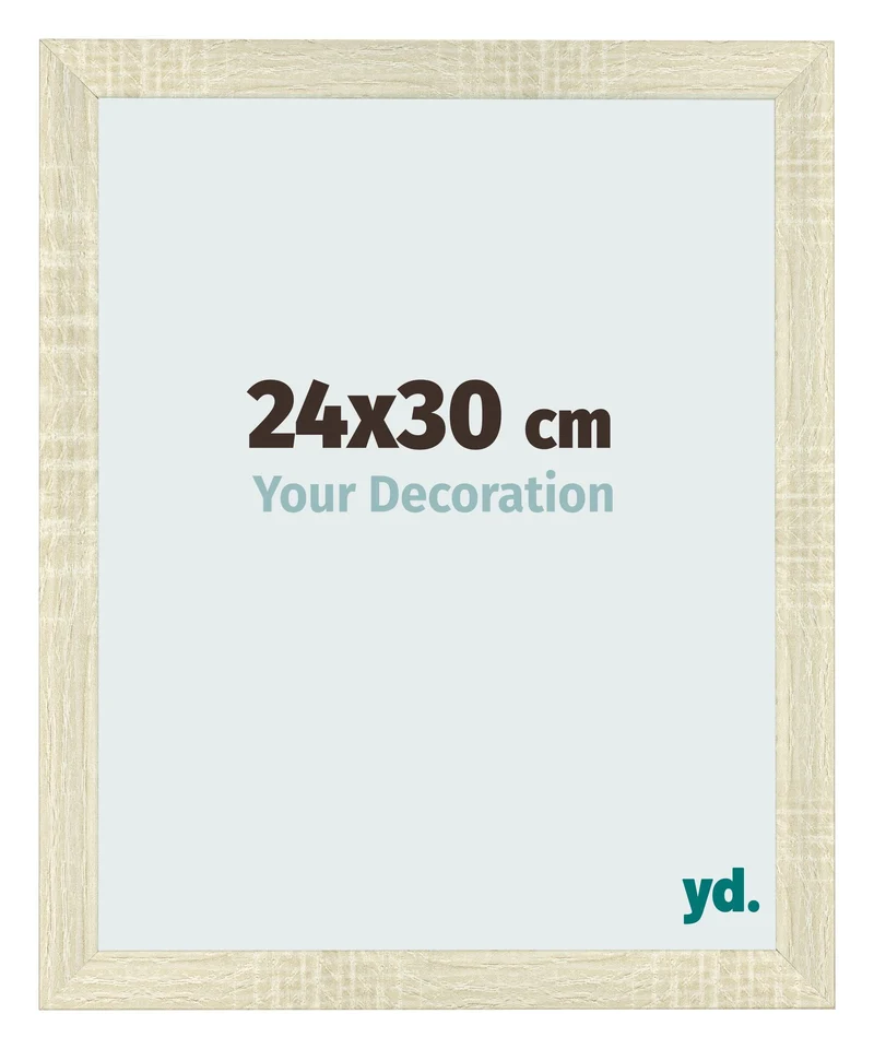 Bilderrahmen 24x30 cm - Sonoma Eiche - MDF - Pisa