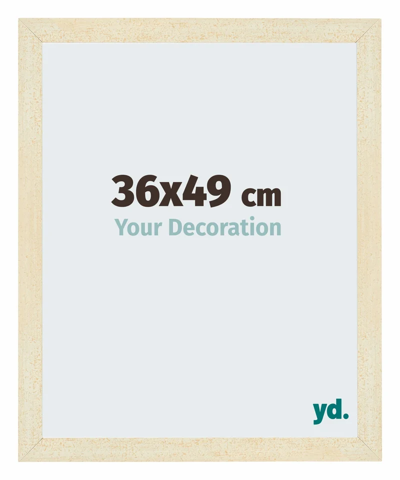 Bilderrahmen 36x49 cm - Sand Gewischt - MDF - Mura