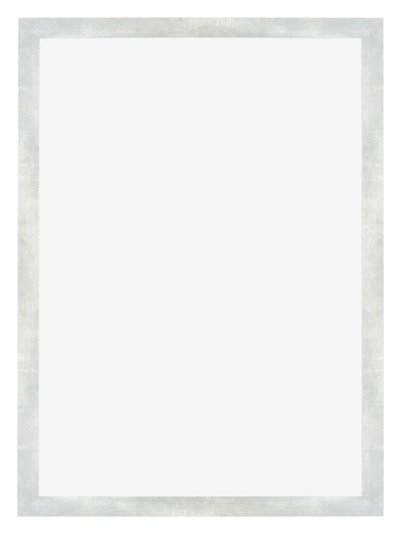 Bilderrahmen 48x68 cm - Silberglanz Vintage - MDF - Mura