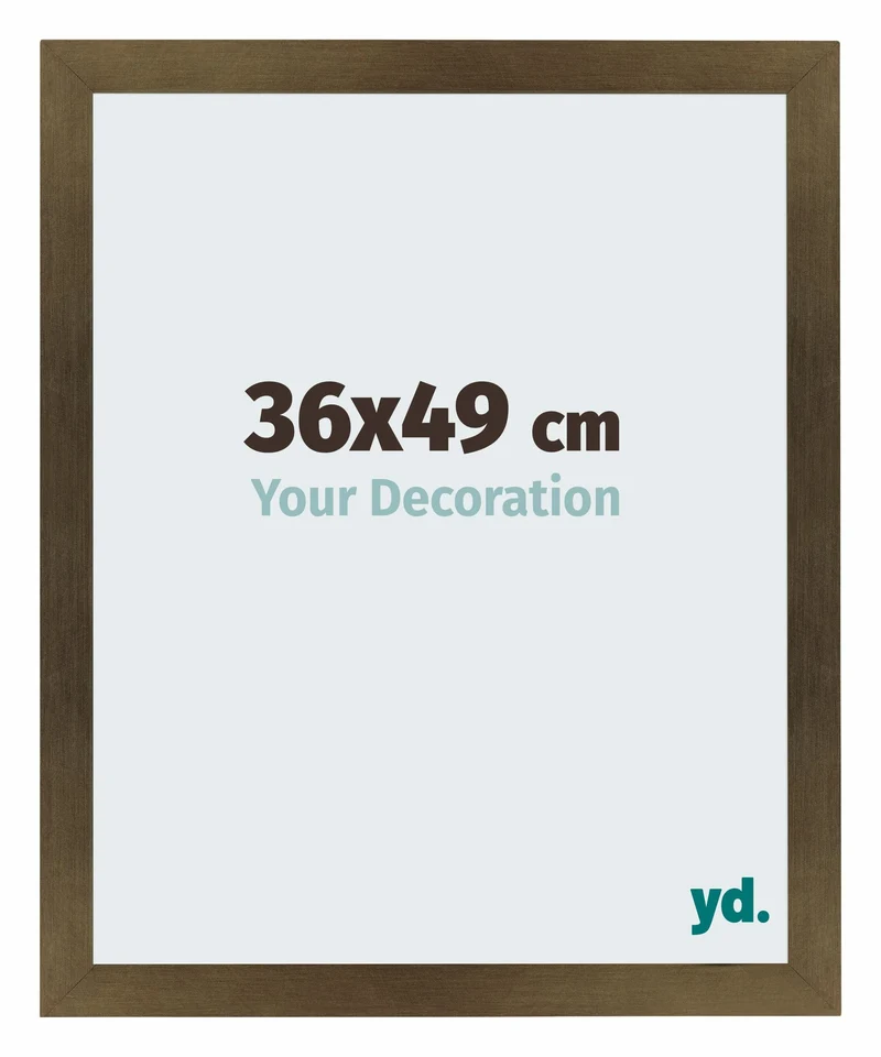 Bilderrahmen 36x49 cm - Bronze Dekor - MDF - Mura