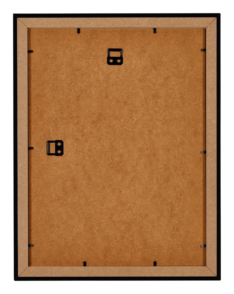 Bilderrahmen 48x64 cm - Schwarz Hochglanz - MDF - Mura