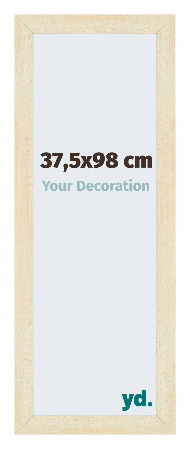 Bilderrahmen 37,5x98 cm - Sand Gewischt - MDF - Mura