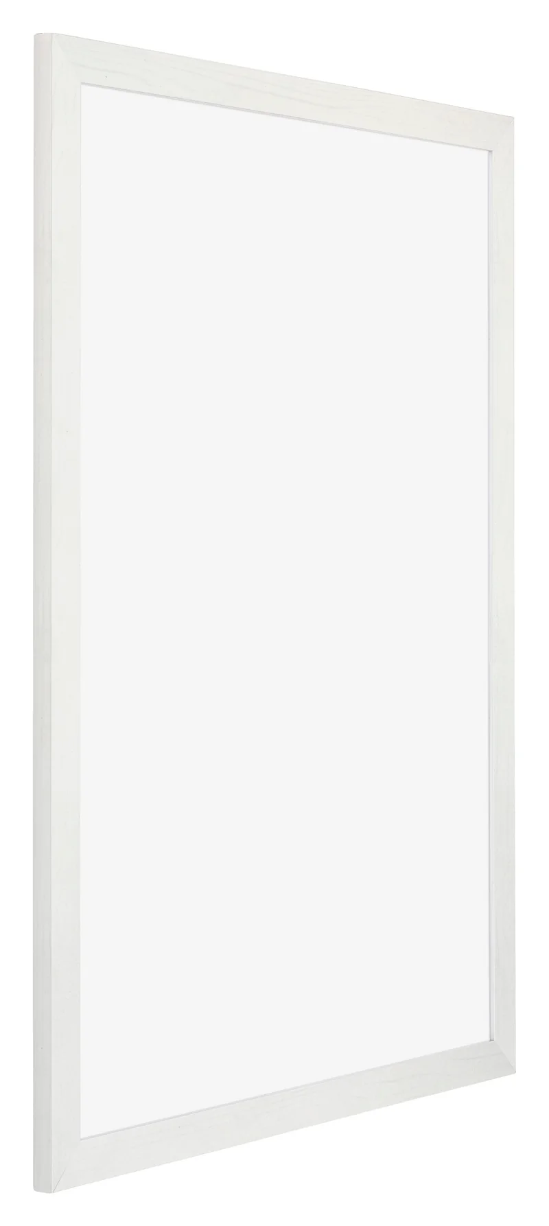Bilderrahmen 48x68 cm - Weiss Gemasert - MDF - Mura