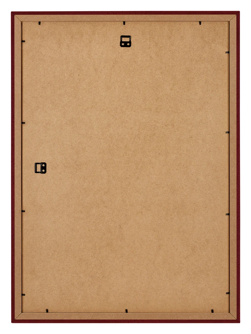 Bilderrahmen 48x68 cm - Weinrot Gewischt - MDF - Mura