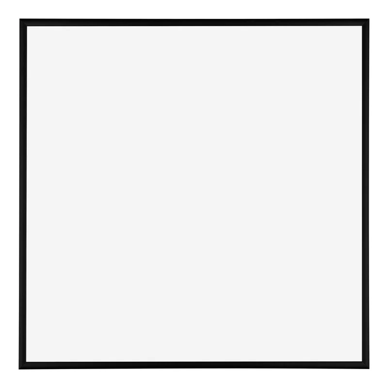Bilderrahmen 60x60 cm - Schwarz Matt - Aluminium - Kent