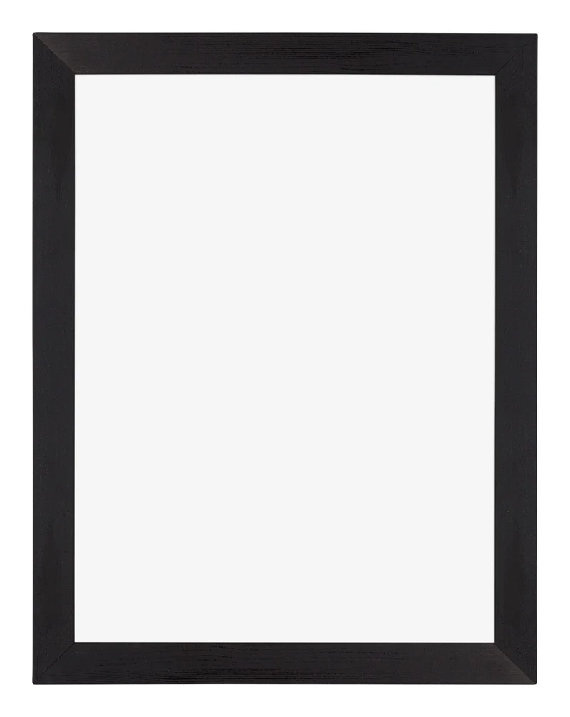 Bilderrahmen 46x61 cm - Schwarz Gemasert - MDF - Mura