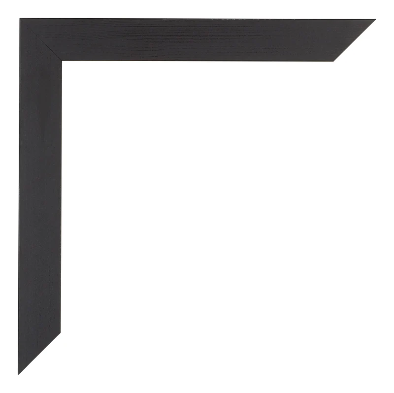 Bilderrahmen 46x61 cm - Schwarz Gemasert - MDF - Mura