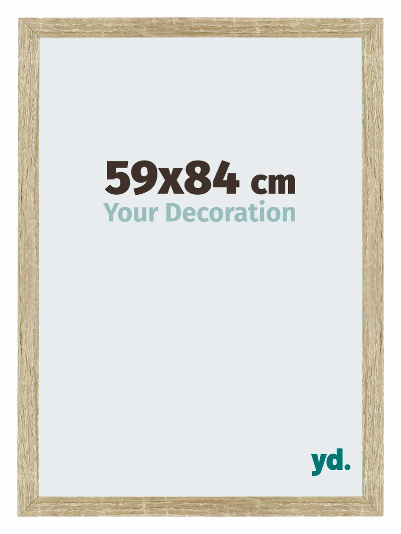 Bilderrahmen 59x84 cm - Sonoma Eiche - MDF - Mura