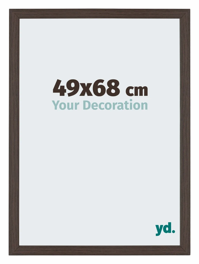Bilderrahmen 49x68 cm - Eiche Dunkel - MDF - Mura