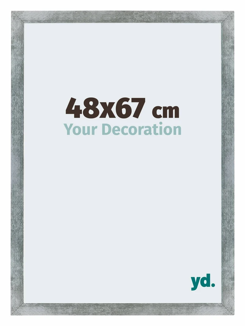 Bilderrahmen 48x67 cm - Eisen Gewischt - MDF - Mura