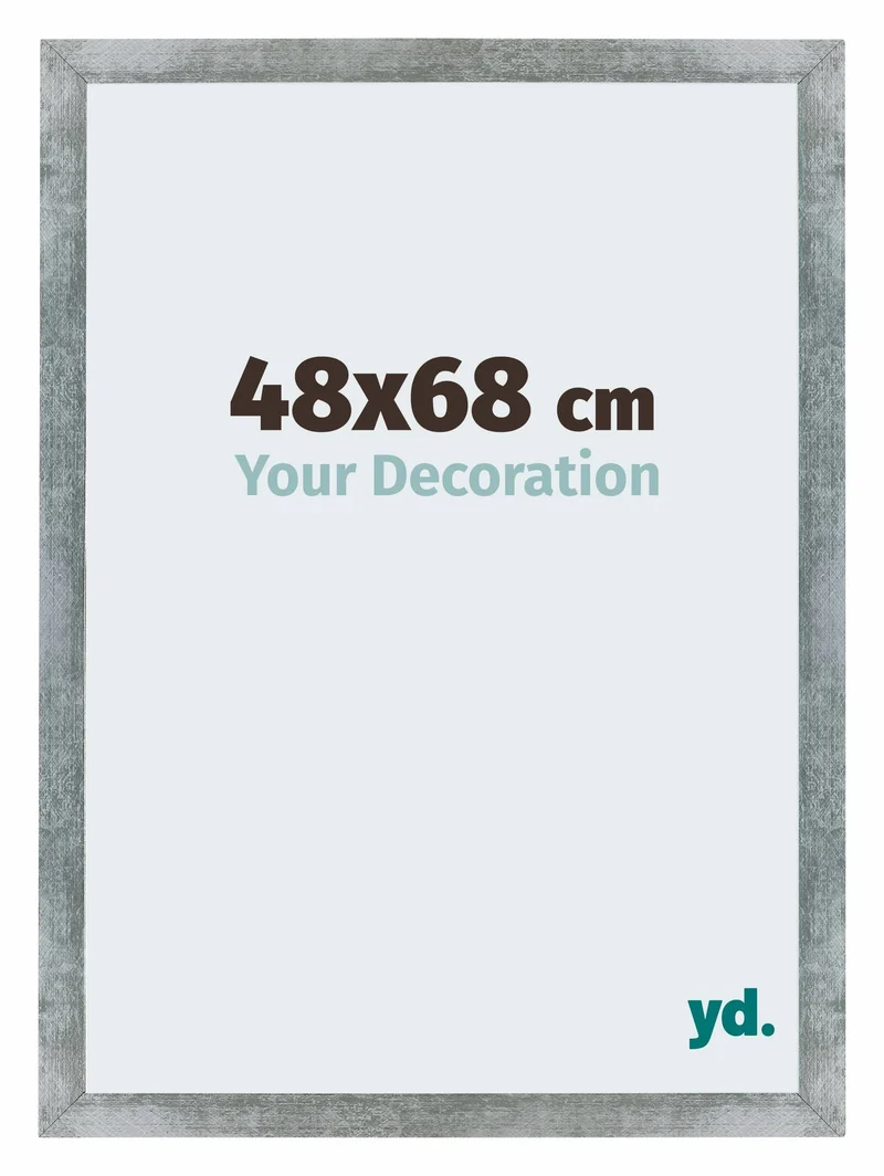 Bilderrahmen 48x68 cm - Eisen Gewischt - MDF - Mura