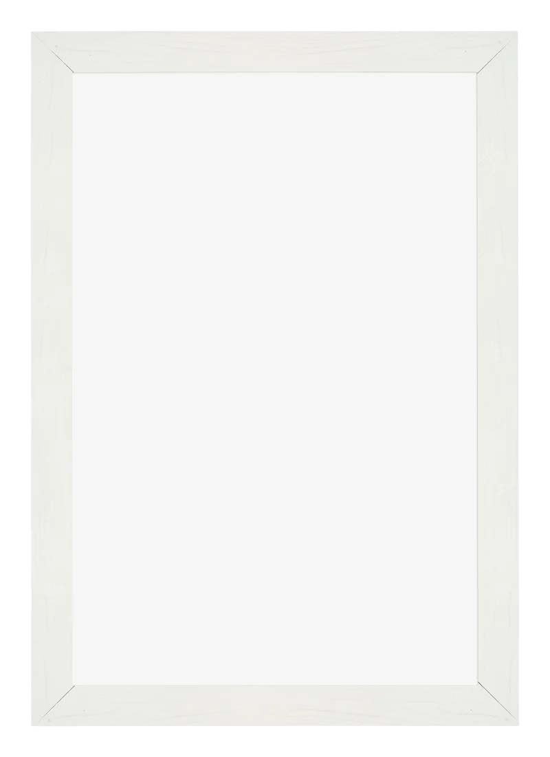Bilderrahmen 50x75 cm - Weiss Gemasert - MDF - Mura