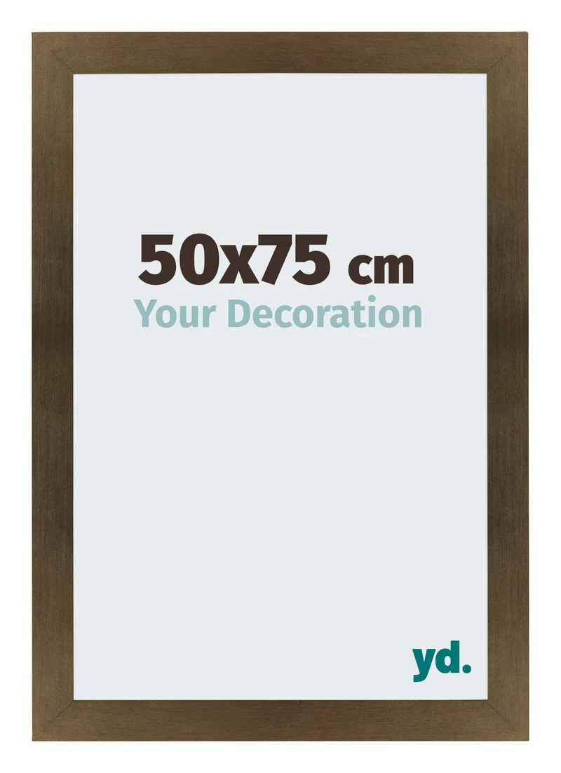 Bilderrahmen 50x75 cm - Bronze Dekor - MDF - Mura