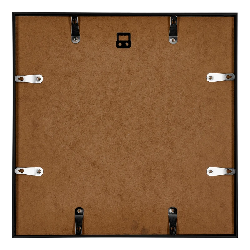 Bilderrahmen 20x20 cm - Schwarz Matt - Aluminium - Kent