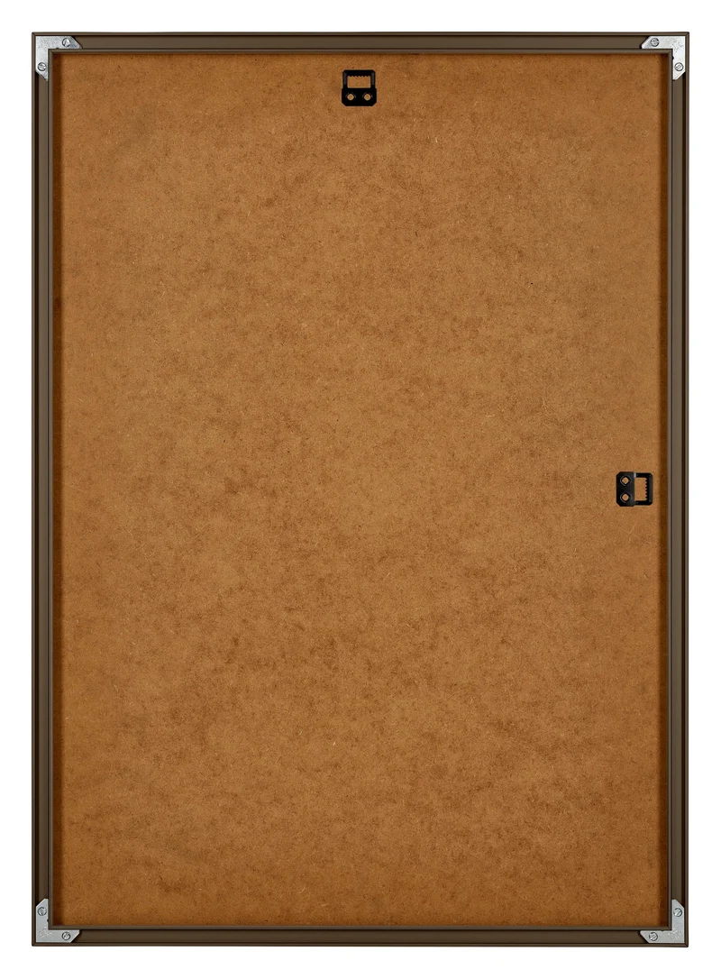 Bilderrahmen 49x68 cm - Nussbaum Struktur - Aluminium - New York