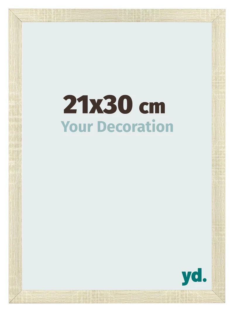 Bilderrahmen 21x30 cm - Sonoma Eiche - MDF - Pisa
