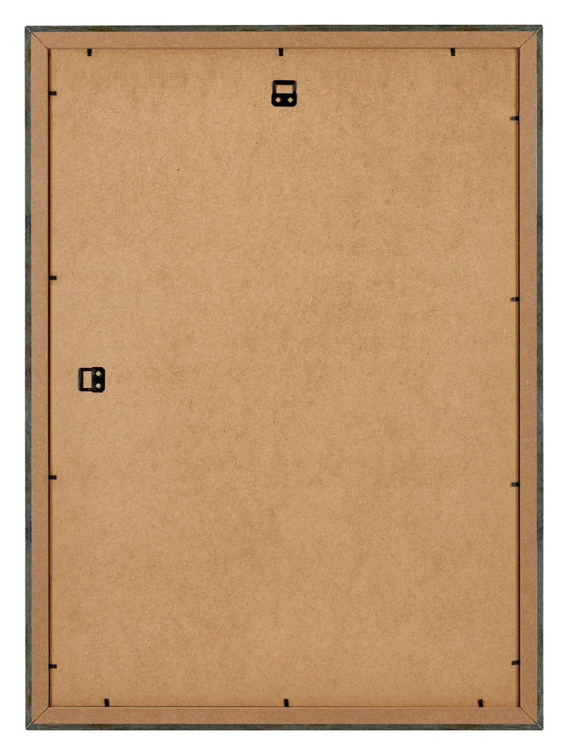 Bilderrahmen 67x98 cm - Blau Gold Meliert - MDF - Mura