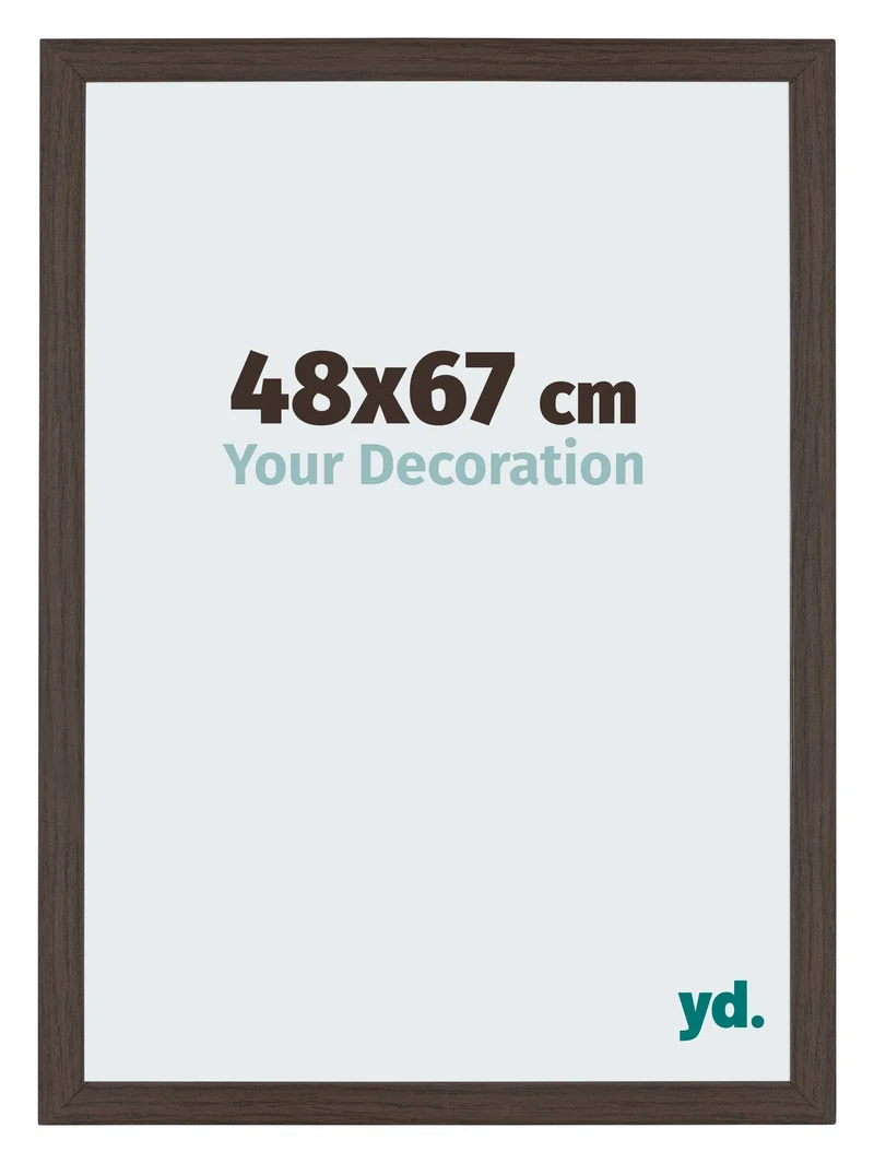 Bilderrahmen 48x67 cm - Eiche Dunkel - MDF - Mura