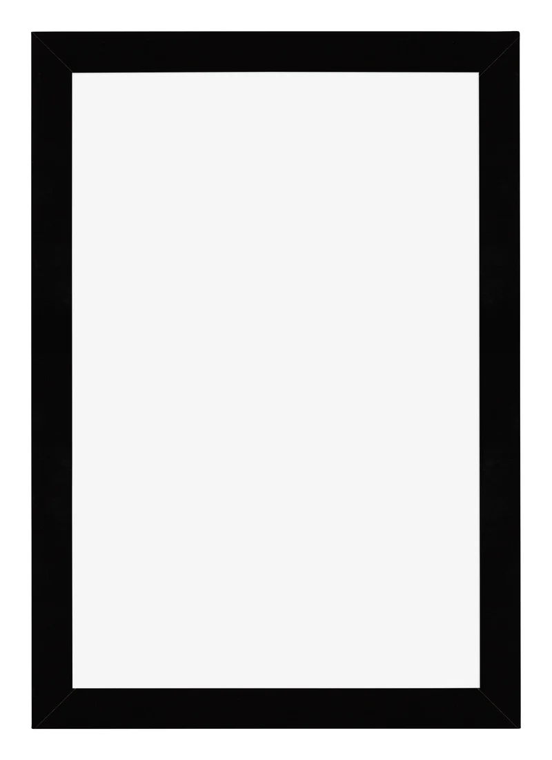 Bilderrahmen 50x75 cm - Schwarz Hochglanz - MDF - Mura