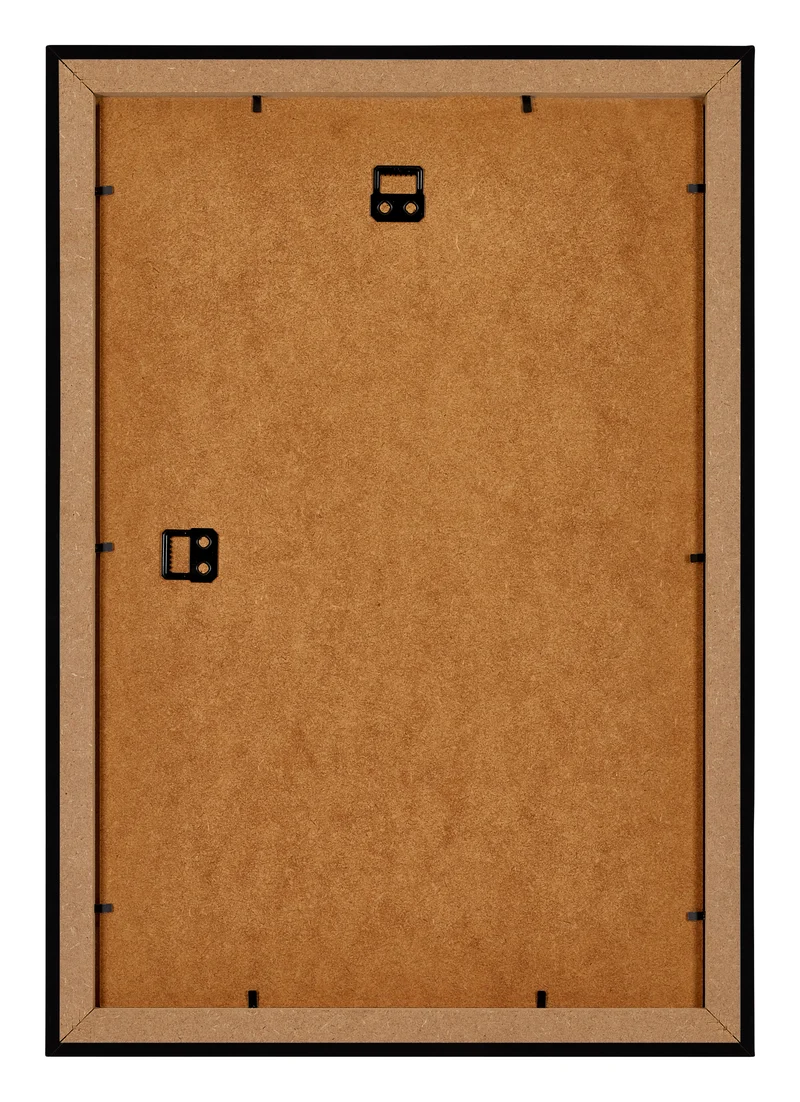 Bilderrahmen 50x75 cm - Schwarz Hochglanz - MDF - Mura
