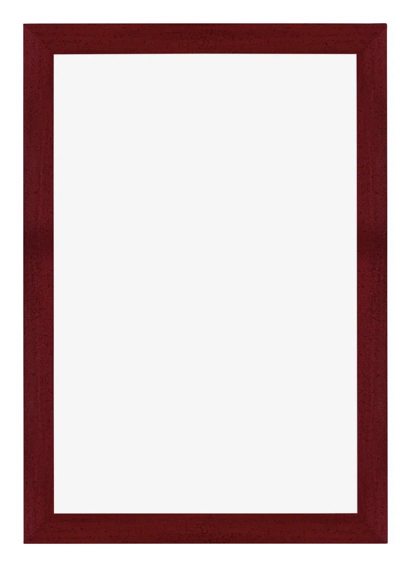 Bilderrahmen 50x75 cm - Weinrot Gewischt - MDF - Mura