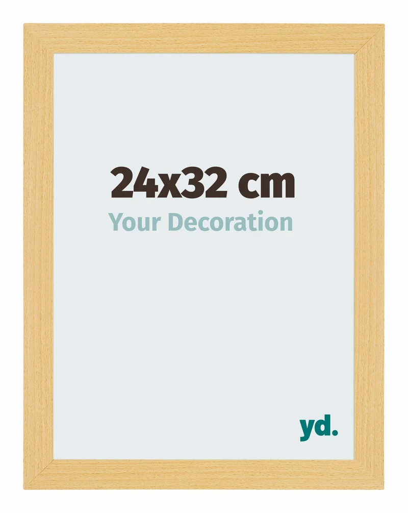 Bilderrahmen 24x32 cm - Buche Dekor - MDF - Mura